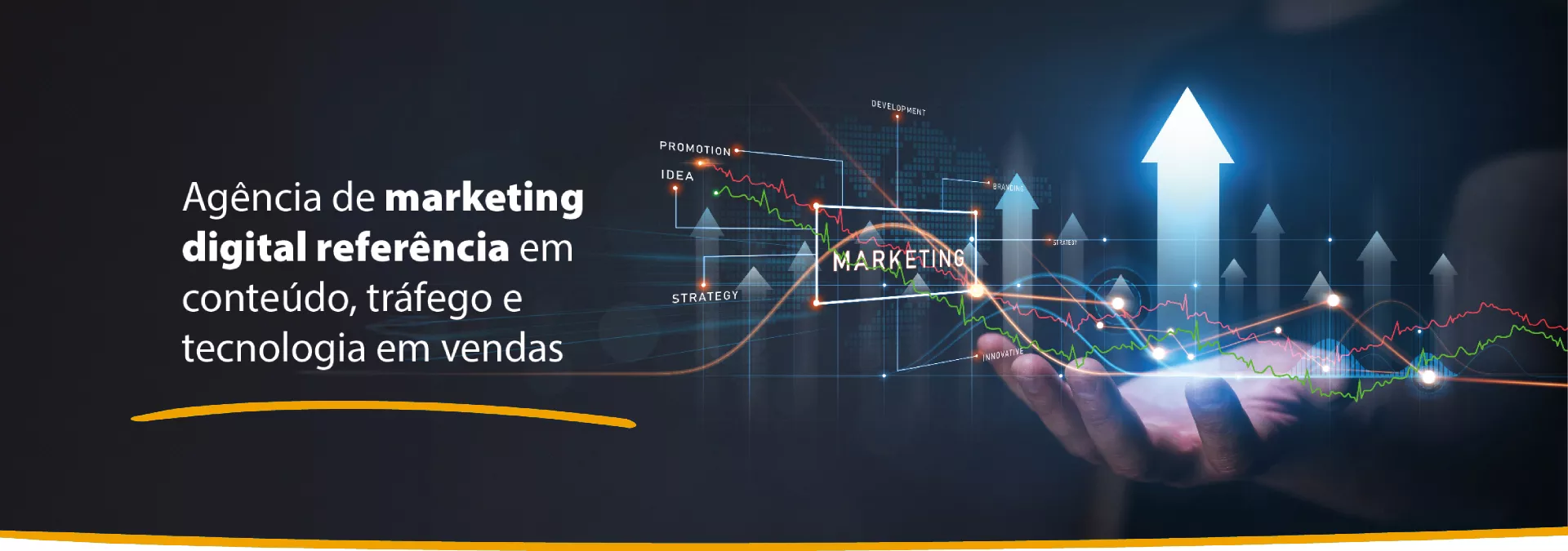 Agência de marketing digital referência em conteúdo, tráfego e tecnologia em vendas